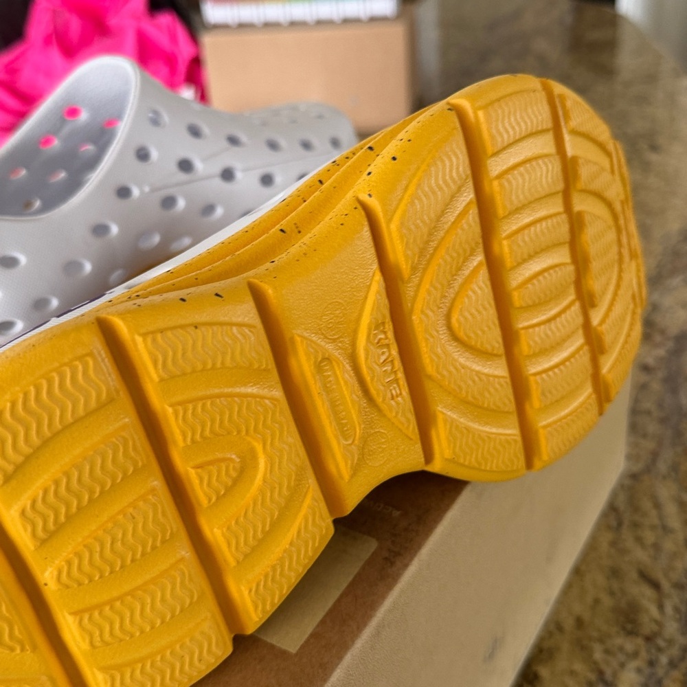 REVIVE New W/O tags 
LSU White and Yellow Slip-On Shoes. - Picture 7 of 8